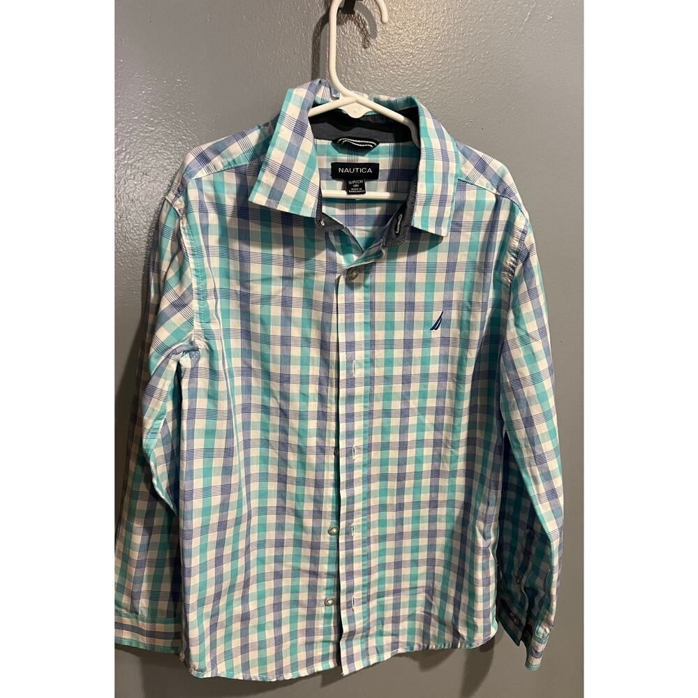 Nautica Boys Button Down Shirt - Size Small (8)